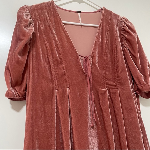 Free People Adelle Velvet Tunic in Canyon Arroyo - Picture 8 of 11